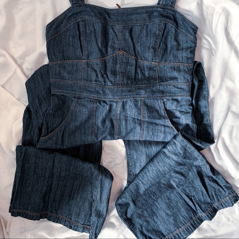 Anthropologie Denim Jumpsuit